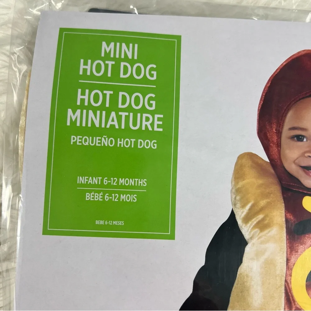 Hot Dog costume NEW infant 6-12 months Halloween